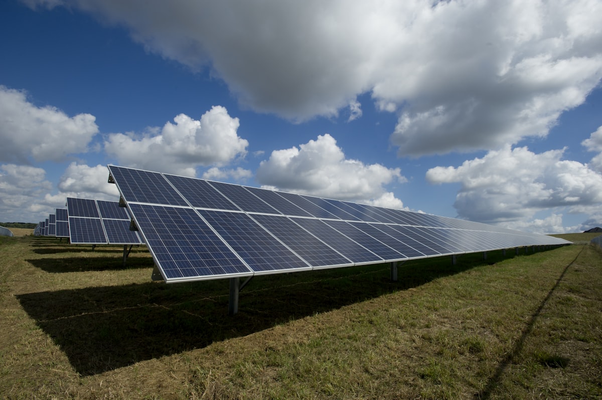 Solar panel installation