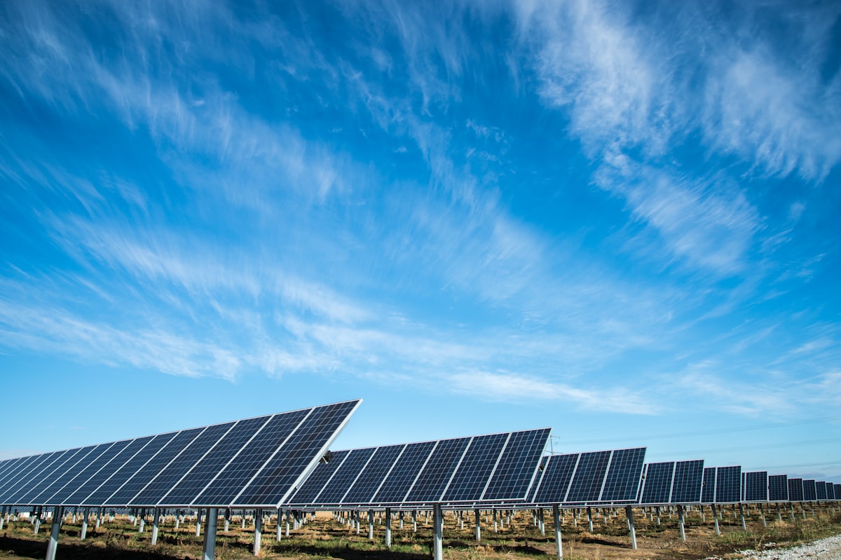 Solar panel installation
